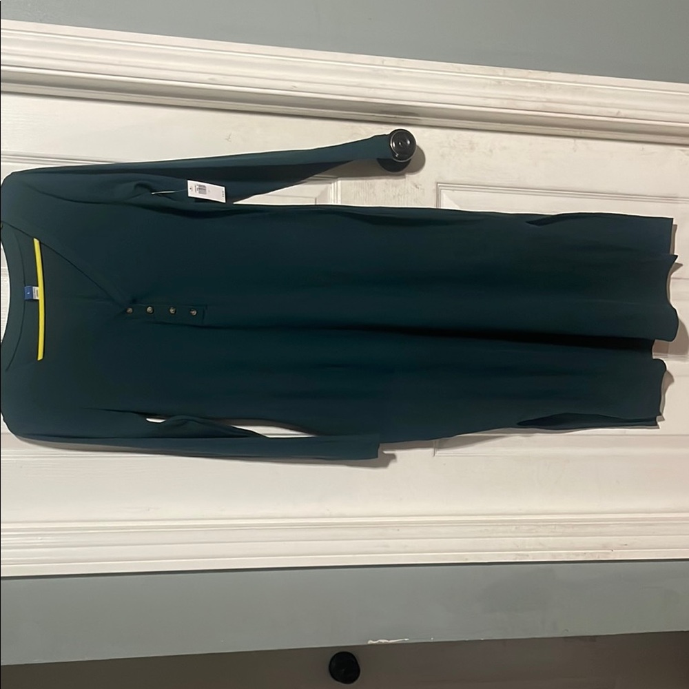 Dark Green Long Sleeve Dress